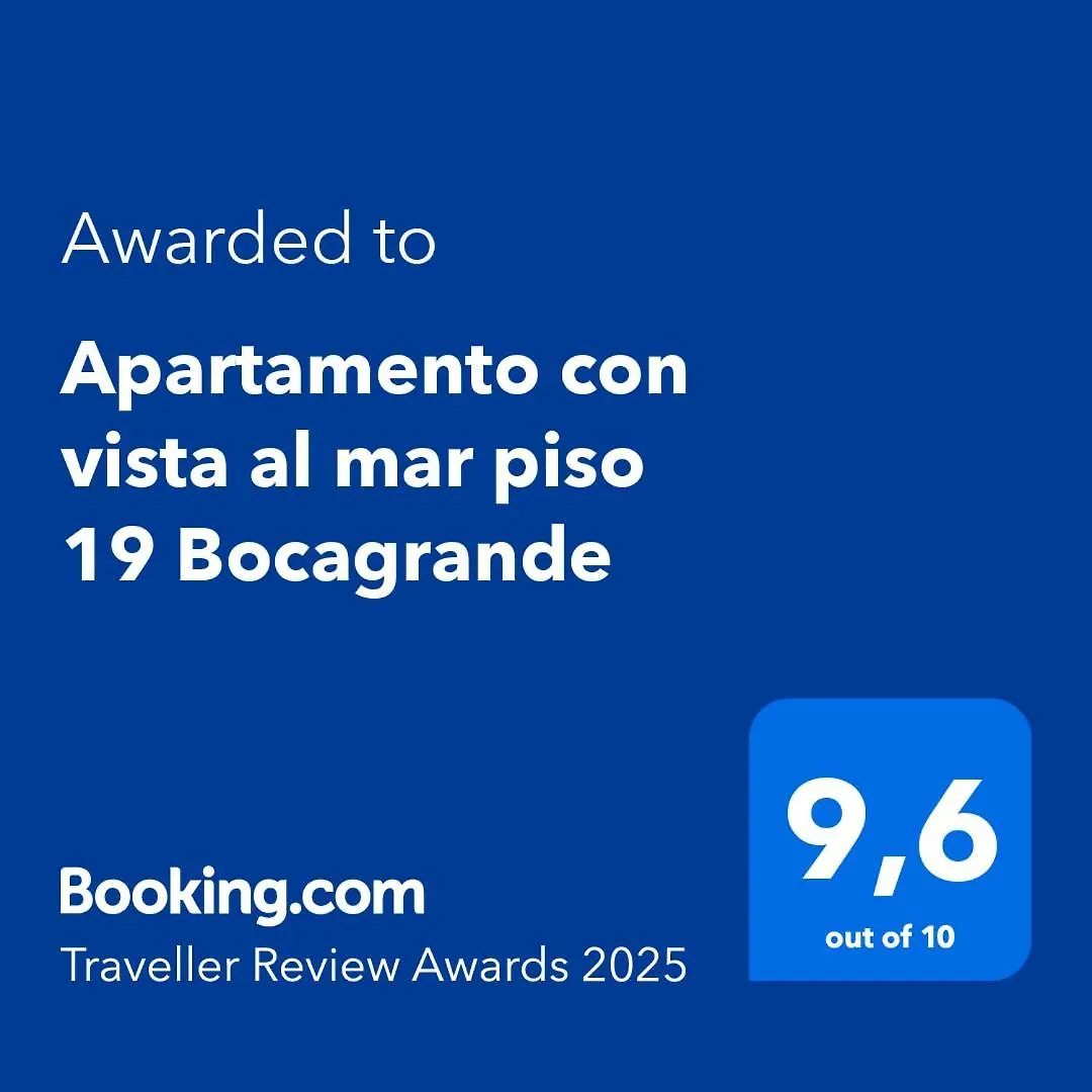 Apartamento con vista al mar piso 19 Bocagrande Cartagena 0*,  Colombia